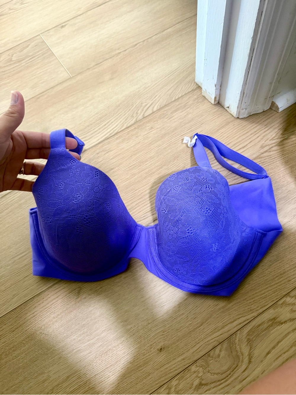 aerie Purple Lace Push-Up Bra